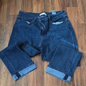 Dark Blue Denim Jeans